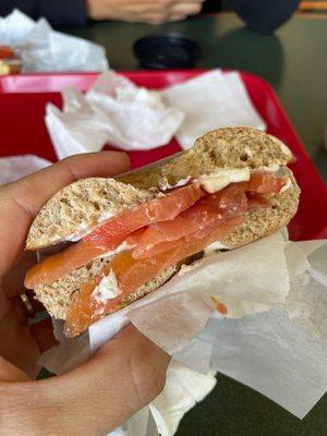 Lox & WW bagel