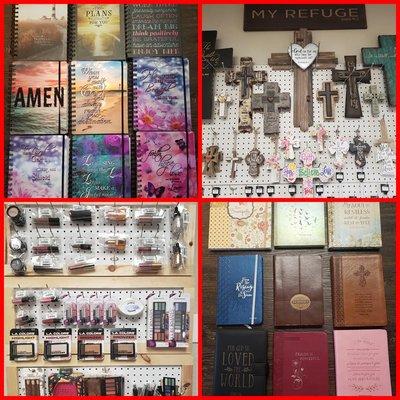 Journals (can be customized), Crosses, Makeup