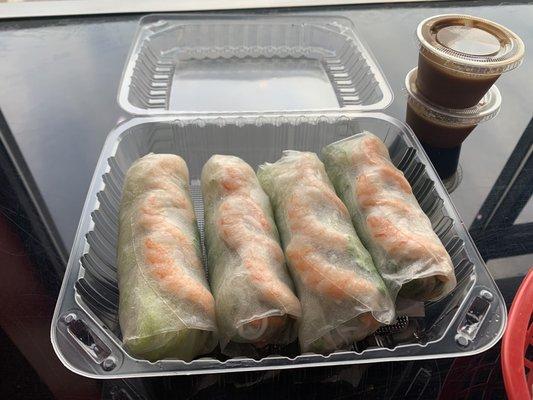 Double order of spring rolls!