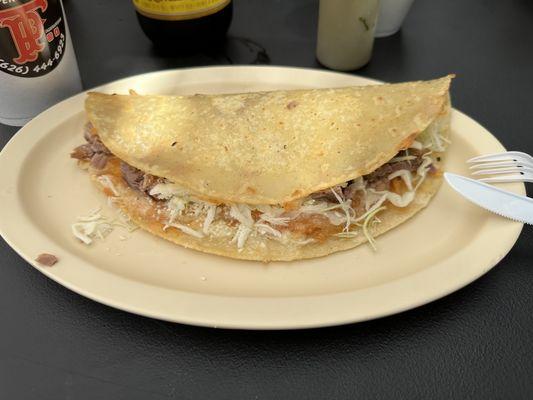 Carnitas quesadillas