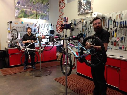 Our service department is ready for your bike!