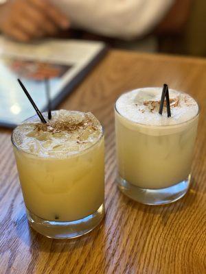 Pisco sour and Maracuja Sour