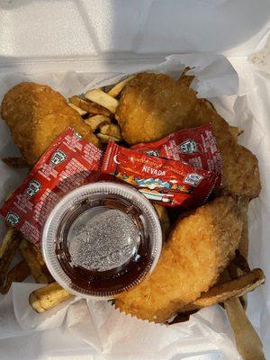 Chicken Tenders and French Fries