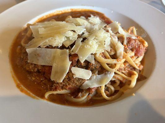 Bolognese Pasta dinner