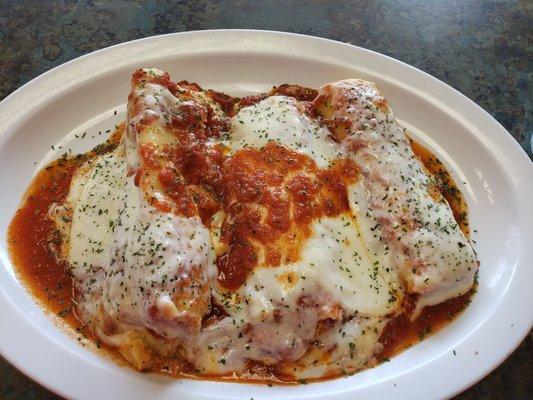 baked pasta -manicotti