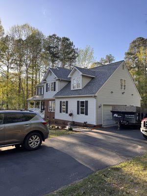 New roof. Atlas Pinnacle "coastal granite"