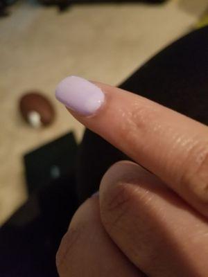 Qnails Chester...was explained to me by a licensed nail technician that the dip doesn't look consistent all of the time.What a joke.