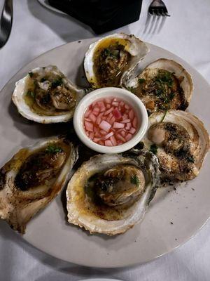 The grilled oysters were fantastic.