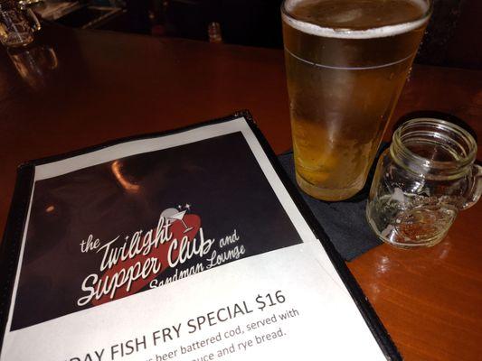 Ice cold beer - Twilight Supper Club - Hwy 45 - Land 'O Lakes WI