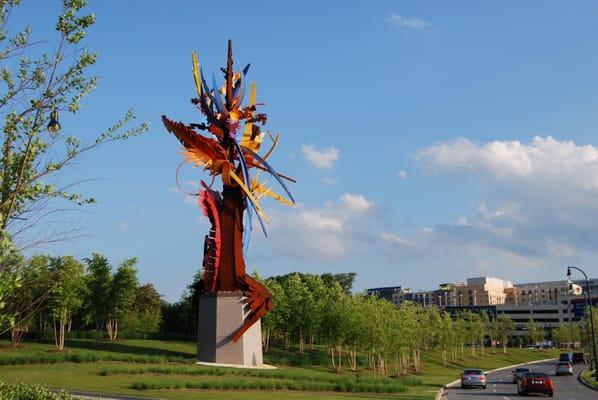 The Beckoning (2008) installed at the National Harbor complex in Maryland.