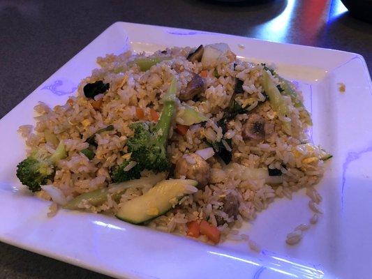 Vegetable Thai Basil Fried Rice