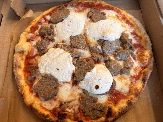 Meatball Pizza