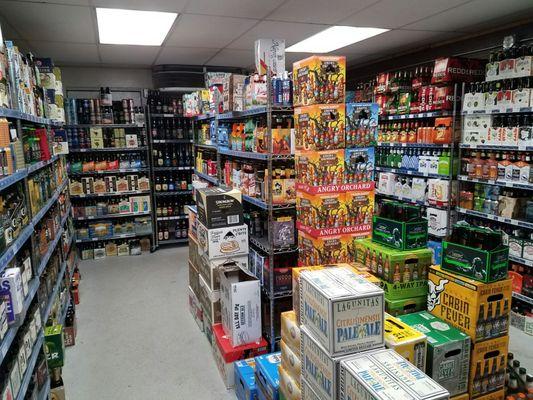 Beer cave (go all the way to the right of the beer coolers, one of the cooler doors opens...go inside). Pic taken Feb 2017