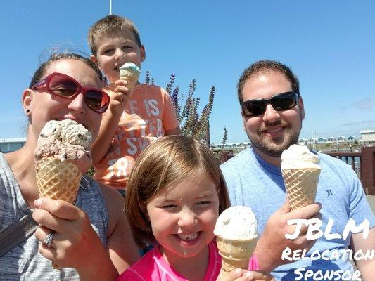 Couldn't really be a true beach vacation without some ice cream!