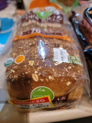 7 grain oats and honey bread 59 cents! Hammer!