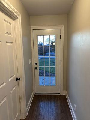 Exterior door