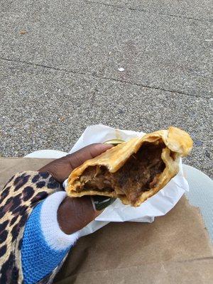 Steak empanada