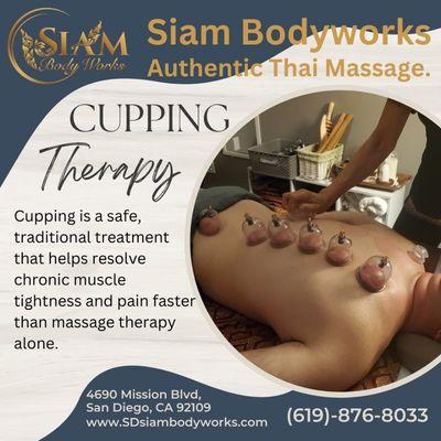 cupping and Thai massage