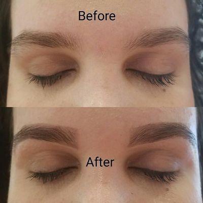 Brow wax and Tint