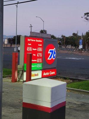 At the crossroads of hwy 116 and 121, near Sonoma