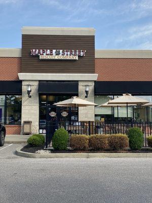 Exterior and the cutest patio