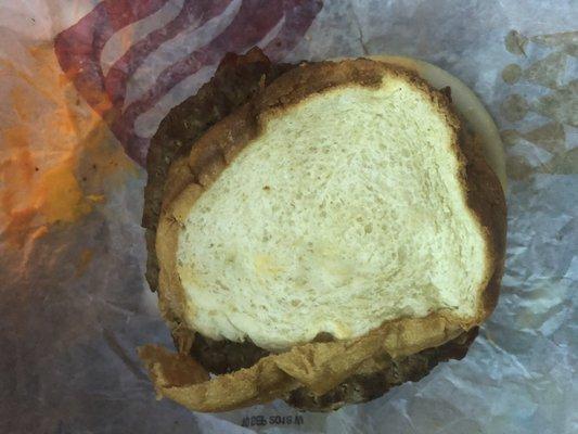 The Sourdough King at Burger King. The breads like a sponge and just soaked, foul smelling.