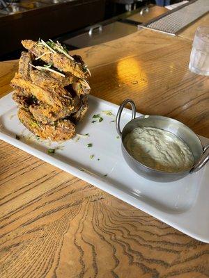 Portobello mushroom fries