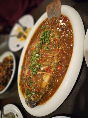 Chili bean paste fish