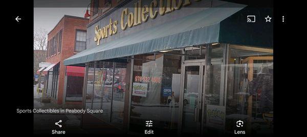 Sports Collectibles Store in Peabody Square