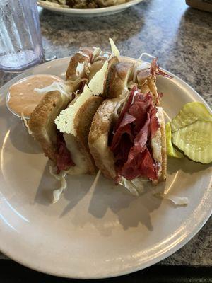 Gorgeous Rueben sandwich