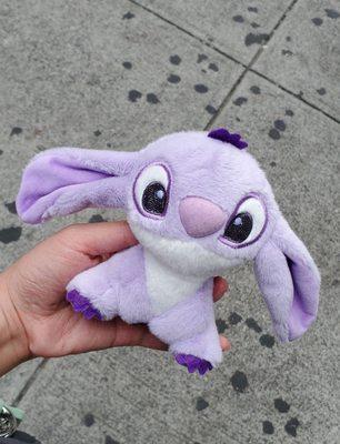 Purple Stitch Keychain