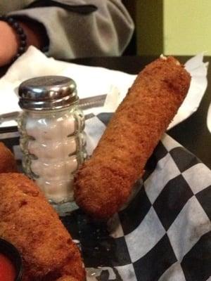 Giant mozzarella sticks!