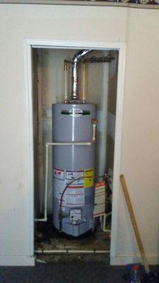 New Water heater, thanks Mike