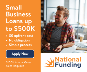 Small Business Loans
 https://www.nationalfunding.com/small-business-loans/