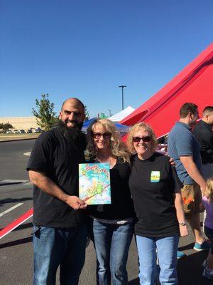 Dr. El Farra, Stacy Piper, and Jan, Great Valley Bookfest, Manteca October 2016