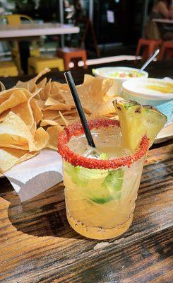 Spicy margarita- so good!!