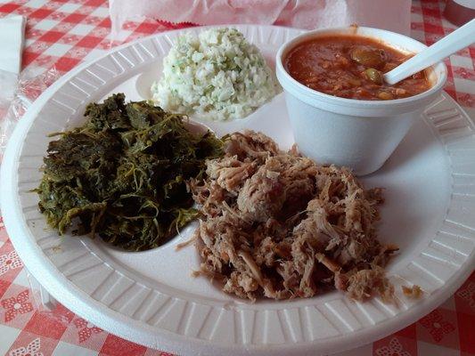 Pulled pork platter