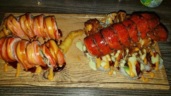 Lobster and Shaggy Dog Rolls