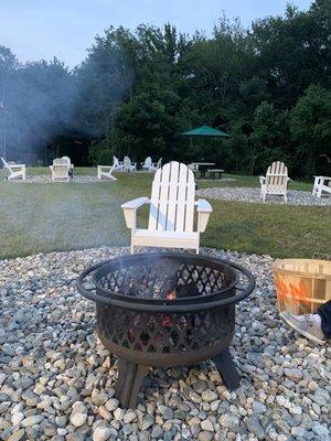 Relaxing fire rings