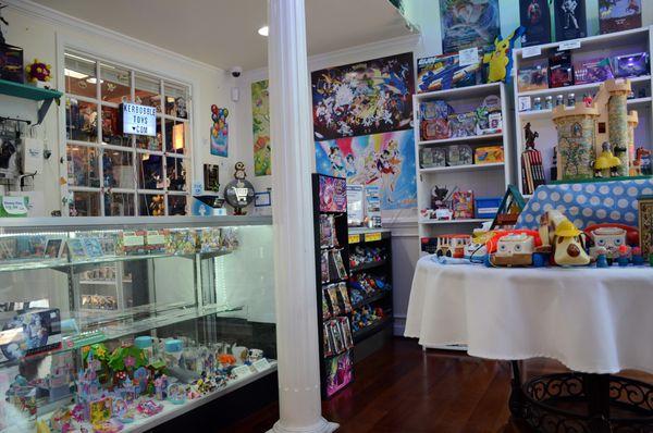 a snapshot of the front lobby of Kerbobble Toys