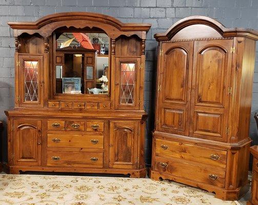 Bennington Pine Armoir & Dresser