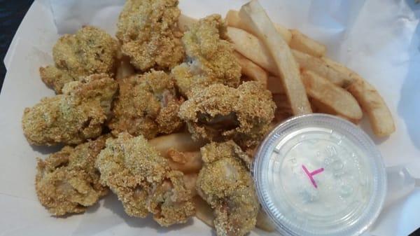 Fried oysters