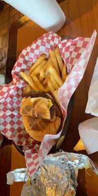 1. Southern Single Burger with fries