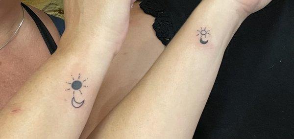 Matching tattoos