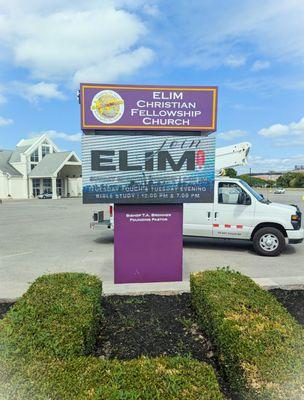 LED DIGITAL SIGN, Elim Church