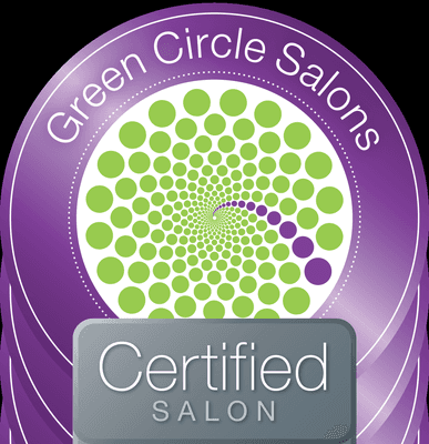 Green Circle Certified Salon. Recycling 97% of all beauty waste, like foils, plastic bottles, metal cans, hair clippings & leftover color!