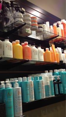 ABBA products, PRAVANA products, MoroccanOil, and Brazilian Blowout. Organic