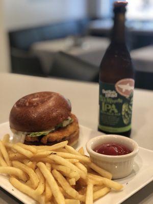 Buffalo Chicken Tender Burger