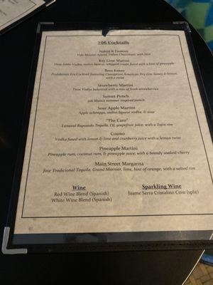 Menu.