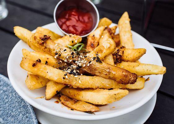 Hot Honey & Butter Fries